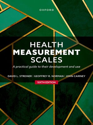 cover image of Health Measurement Scales